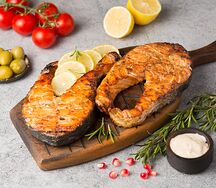 Шашлык из семги