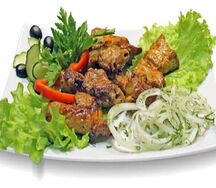 Шашлык из cвинoй шеи