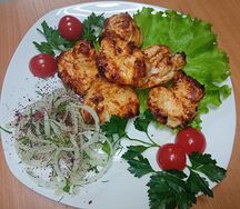 Шашлык из куриной грудки