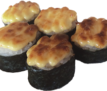 Запеченные роллы блю чиз