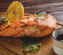 Сёмга на мангале