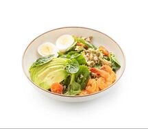 Завтрак с креветками