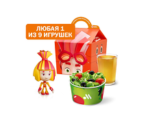Кидз Комбо стартер или салат с игрушкой Фиксики