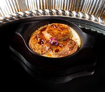 Сырники, запеченные под топленым соусом