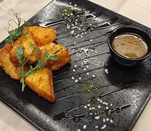 Жареный сыр халуми