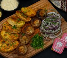 Шампиньоны на костре 