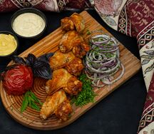 Шашлык из куриных крылышек 