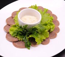 Язык с хреном