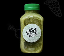 Яблочный смузи с бананом и мятой