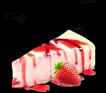 Чизкейк клубничный