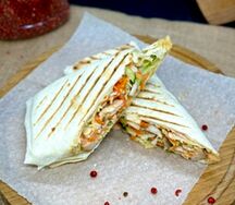 Шаурма классическая со свининой мини