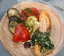 Стейк из лосося