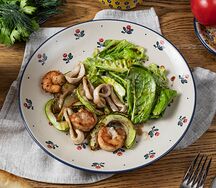 С тигровыми креветками