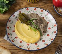 Бефстроганов из телятины