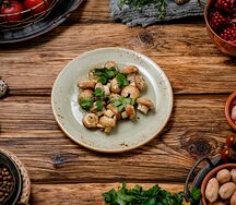 Шампиньоны на мангале