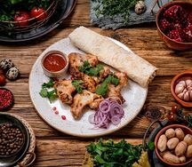 Шашлык из куриных крыльев