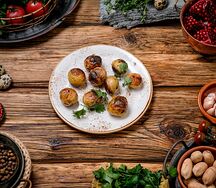 Картофель на мангале