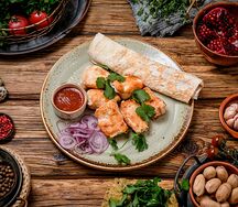 Шашлык из куриного филе