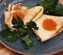 Блинчики с икрой