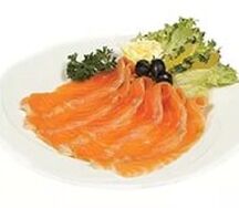 Нарезка из семги