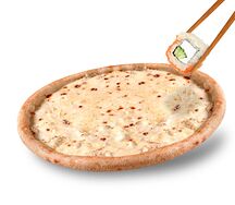 Пицца и ролл