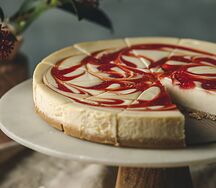 Чизкейк клубничный