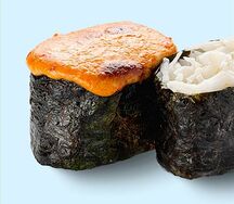 Краб гункан запечённый