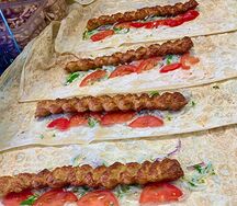 Люля-кебаб куриный в лаваше
