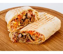 Шаурма со свининой в лаваше