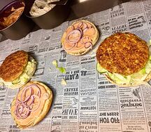 Курица бургер