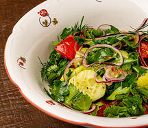 Кавказский овощной салат 