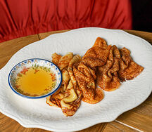 Блины с Городецкой сметаной