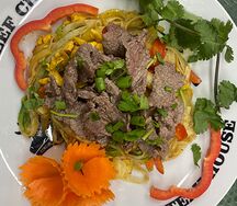 Фо сао с говядиной