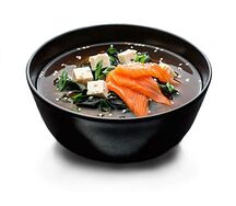 Мисо-суп с лососем