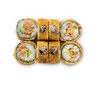 Жареный лосось темпура