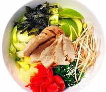 Поке с курицей