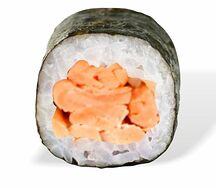 Ролл с жареным лососем