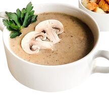 Крем-суп из шампиньонов