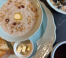 Каша овсяная на обычном молоке