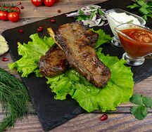 Шашлык из телятины на кости