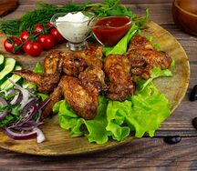 Шашлык из куриных крыльев