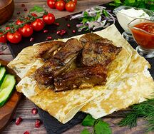 Шашлык из баранины на кости