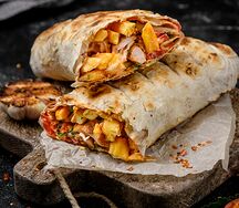 Бурум по-гречески с курицей