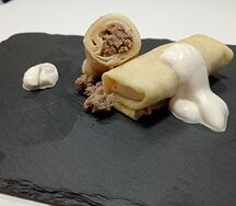 Блинчики с мясом