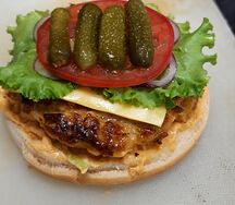 Бургер с курицей