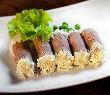 Рулетики из языка