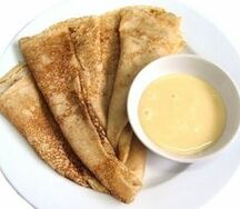 Блины со сгущенкой