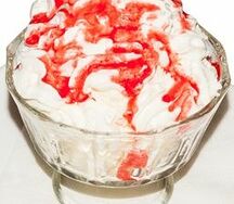 Мороженное с сиропом