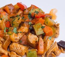 Говядина с овощами