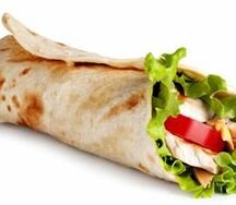 Шаурма с курицей и сыром